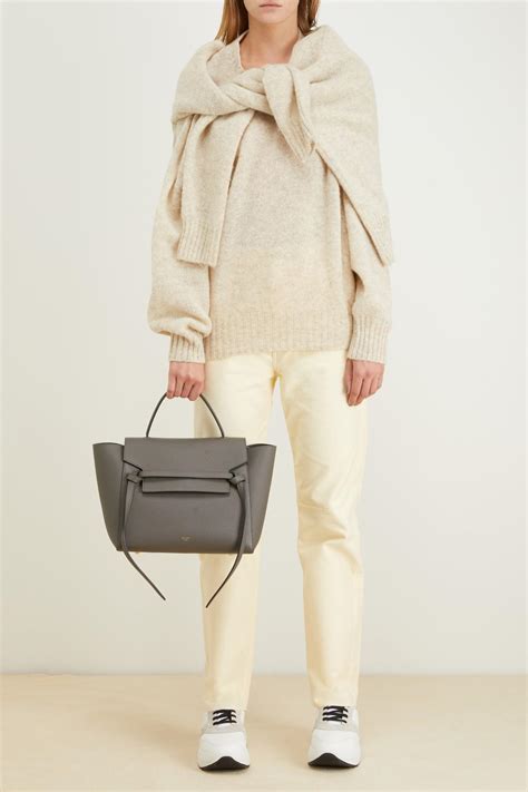 celine belt bag taupe or grey|celine leather belt bags.